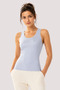 Women's 3-Piece Cotton & Modal Thick Strap Flexible Basic Undershirt - 3-Piece Advantage Pack - 2