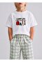 Boy's 100% Cotton Linen Blend Pants + T-Shirt Set - 2