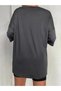 Women's / Girls Smoked Oversize T-Shirt Wild and Printed - 3