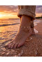 Round Stone Anklet Gold Color Anklet