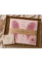 Luxury Pink Angel Winged Double Duvet Cover Set |   Romantic Bedroom Decor |   Premium Satin Textured Duvet Cover Set - 2