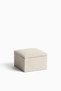 Two-tier linen jewellery box - 3