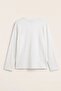 Women's Long Sleeve T-Shirt No Boring Printed White – Stretchy Fabric, Comfortable Fit, Crew Neck - 5