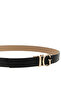 Ella Logo Adjustable and Reversible Women's Black Belt Bw7861P3430-Bbi - 3