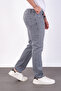 Men's Regular Fit Straight Leg Stretchy Lycra Denim Jeans Trousers - 5