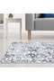 Vintage Blue Rug, Ultra Soft Area Carpets For Bed Room, Living Room, And Dining Room, Anti Slip Floor Carpets, Easy To Clean, Made In Turkey, Polypropylene, Rectangle - 2