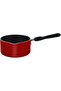 Classique Aluminium 14 CM Milk Pan, Non Stick Surface, Comfortable Grip Handle- Red - 2