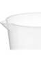 Transparent Measuring Pot With Handle White 1Liters - 5