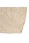 Jute Pure Wool And Cotton White Round Carpet Ultra Soft Area Carpets For Bed Room Living Room And Dining Room Anti-Slip Floor Carpets Easy To Clean Made In Turkey 120X120Cm - 4