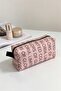 Powder Pink Travel Organizer Makeup Bag Multi-Purpose Cosmetic Bag - 2