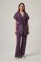Women's Begonia Vest Suit Plum 31402 - 2