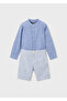 Boy's Linen Shirt Shorts Set 3216 - 4