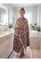 Peştemal, Beach-Bath-Sauna-Hamam-100% Cotton-Muslin Fabric Towel-Seafood Mussel Patterned-Double Sided-Dual Color-Double Directional Use-Breathable Fabric-Water Absorbent-Quick Drying-Skin-Friendly-Soft Textured-90*180 cm - 5