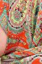 Lorena - Velora Ethnic Series Scarf - Orange, Turquoise, Green, Gray - 161027-02 - 4