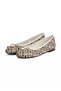 Women's Monogram Th Logo Thin Heeled Round Toe Brown Espadrilles - 2