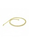 Yellow Spiral Steel Necklace 3mm - Yellow - 2