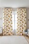 Safari Friends Patterned Children's Baby Room Background Curtain (Single Wing Pricing) - 3