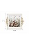 Luxury Baroque Vintage Tray 22X26 cm |   English Harmony |   Gold Handle Coffee and Catering Presentation Tray - 2
