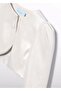 Mayoral Abel Lula Girls' Evening Dress Leather Jacket White - 6
