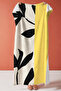 Tropical Leaf Beach Towel - Yellow Black Minimalist Pool Sea Bath Quick Dry Beach Cover - 7