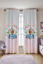 Colorful Fairy Tale World Patterned Children's Baby Room Background Curtain (Single Wing Pricing) - 2