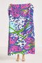 Tropical Floral Large Beach Towel - Bohemian Pink Blue Marine Pool Sea Bath Beach Cover-Up - 6