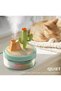 Landscape Themed Air Humidifier 320ml, Portable Silent Aroma Diffuser with USB (Cactus) - 2
