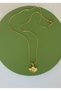 Special Series Half Sun Figure Xp Gold Color Necklace - 5