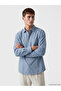 Esvab • Modern & Distinctive Standard Fit Checkered Embroidered Men's Shirt