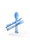 Plastic Fork Spoon Knife Set Camping Picnic Restaurant Takeaway Food Set 3-Piece - 4