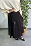 Side Zipper Skirt Black - 4