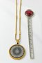 Gold Color Ayetel Kürsi & Esmaül Hüsna Written Stainless Steel Necklace with 60 cm Rod and Doc Chain Prayer - 4