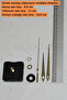 Clock Mechanism, Silent Wall Clock Mechanism, 22 mm Shaft, Scorpion-Minute-Second-(Without Hanger) Short - 2