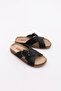 S129 Women's Belt Buckle Detailed Slippers - 2