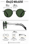 Uv400 Protection Black Frame Green Glass Original Women's Sunglasses 50 Echocatman Cbkgg71C1 - 2