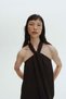 Twist-detail halterneck dress - 3