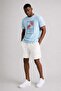 Men's Off the Roots Printed T-Shirt - Light Blue - 2