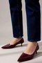 Women's Pointed Toe Kitten Heel Shoes Height Artificial Leather Comfortable Daily Casual Modern Stylish Elegant - 3