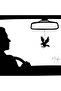 Rearview Mirror Hanging Pendant - Wood - Black (Flying Eagle) - 4