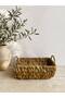 Wicker Rectangular Basket with Handles - 2