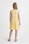 Girl's Sleeveless Dress with Lace Detail - 5