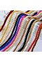 Gold Nylon Twist Handle Rope 35cm with 5mm Plastic Tips Heavy-Duty Bag Webbing Strap (1000 Pcs) - 7