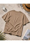 Plain Crew Neck Comfortable Fit Unisex Casual Seasonal T-Shirt - 3