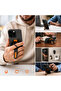 3-in-1 Magnetic Phone Ring Holder, 360° Rotating Grip Stand, Foldable Kickstand, Stress Relief Beads, Hands-Free MagSafe Phone Mount -Gold - 6