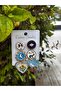 Mystical Symbol Asymmetric Dangle Earrings - Eye, Moon, Sun, Heart