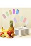 Mini Ice Pop Maker Machine - Portable Homemade Popsicle Maker for Countertop - Makes 2 Popsicles in 25 Minutes, Includes 4 Sticks - Ideal for Home, Camping, Office - 6