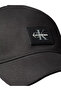 Men's Logo Adjustable Sports Design Black Hat - 3