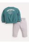 Boys 2pc Set – “07 Legendary League” Print Sweatshirt & Jogger Pants - 4