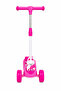 3 Wheel Scooter for Kids with Bunny Figure, Adjustable Height, Pink Blue - 6