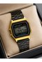 Teen Girls Women Wristwatch Gold Color Case Digital Alarm, Stopwatch, Calendar Casual and Stylish Combination Gift Boxed - 2